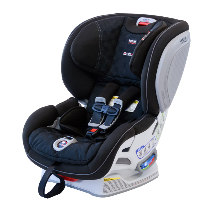 Britax ADVOCATE CLICKTIGHT, BOULEVARD CLICKTIGHT - Car Seat Manual