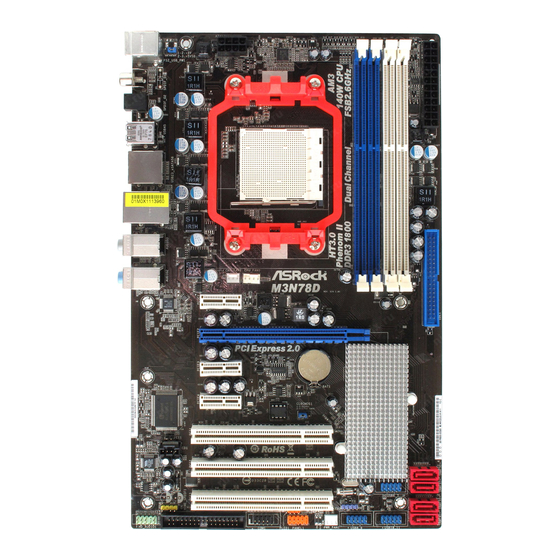 ASROCK M3N78D Installation Manual