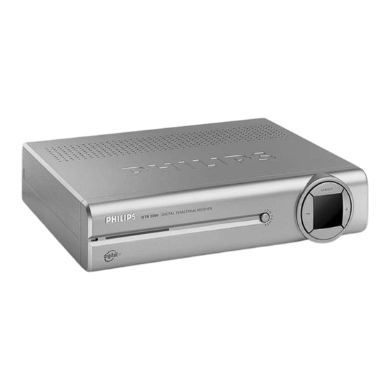Philips DTR2000 Owner's Manual