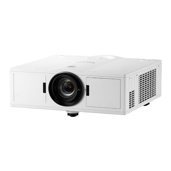 Ricoh PJ WXL5670 User Manual