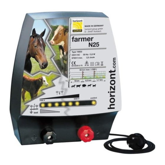 Horizont Agrar FARMER N25 Instruction Manual