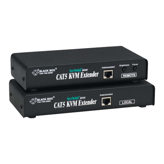 Black Box ACU1001A Specifications