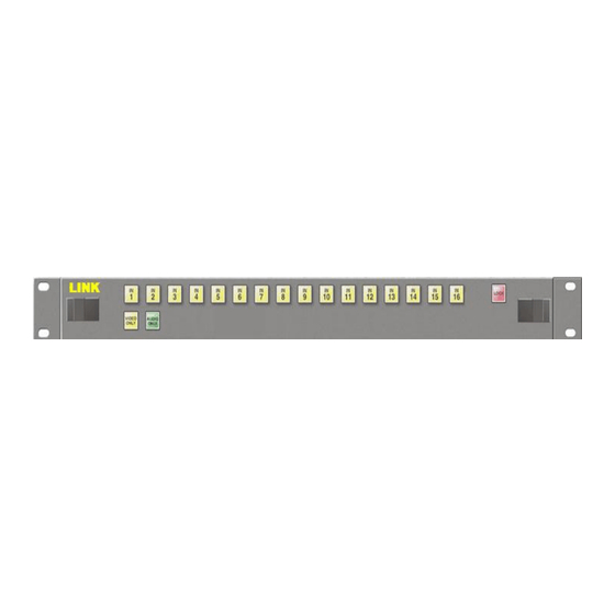 Link electronics 861-XL161D Specification Sheet