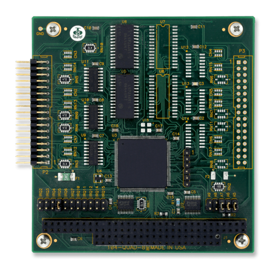 Acces I/O products 104-QUAD-4 User Manual