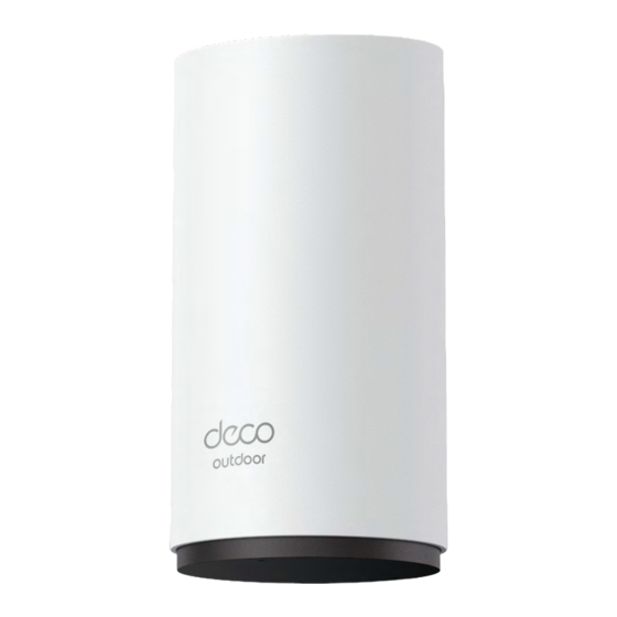 Deco X50-Outdoor Manuals