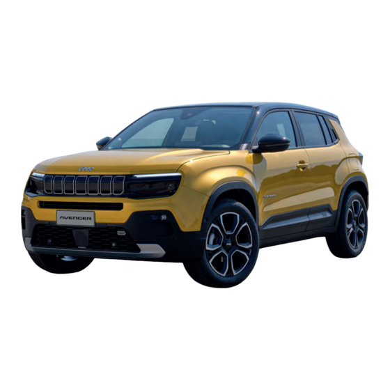 Jeep AVENGER 2023 Owner's Handbook Manual