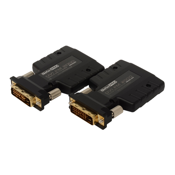 Gefen DVI FM 2000 User Manual