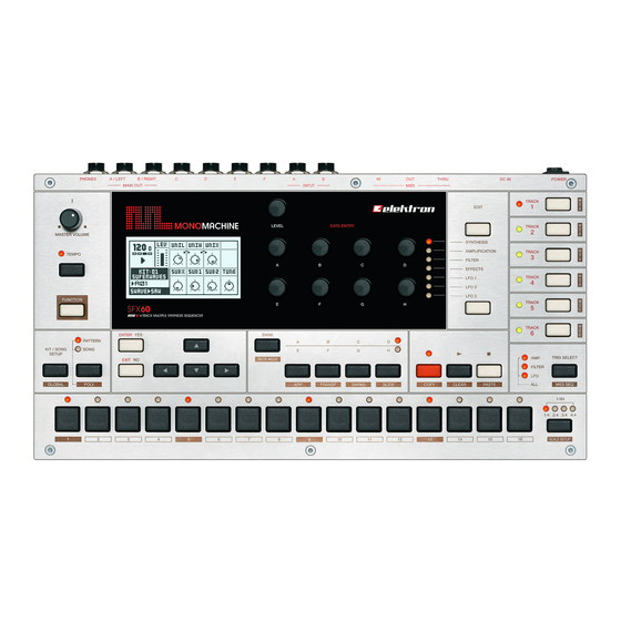 Monomachine SFX-6 User Manual