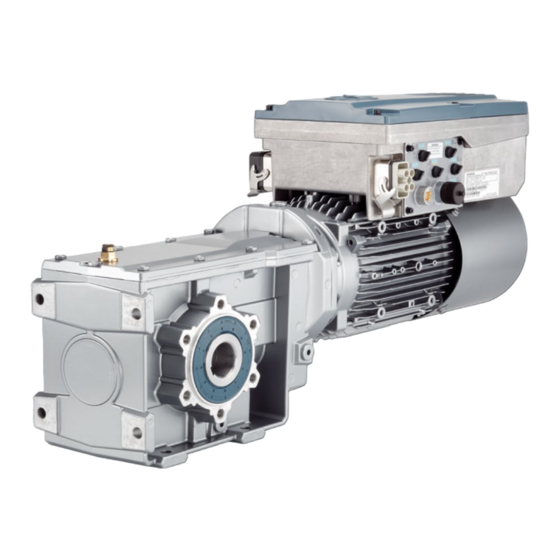 Siemens Sinamics G110M Operating Instructions Manual