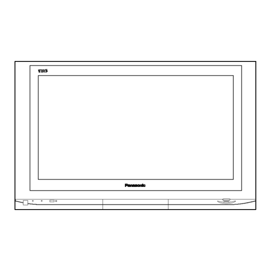 Panasonic TH-42PV500E Service Manual