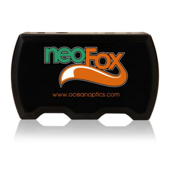 Ocean Optics NeoFox Installation And Operation Manual