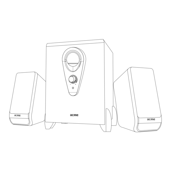 User Manuals: ACME SS208 Multimedia Speakers