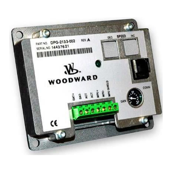 Woodward DPG-2133-00 Series Product Manual