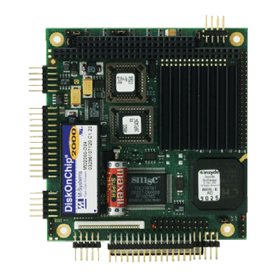 DIGITAL-LOGIC Microspace MSM586SEN Technical User Manual