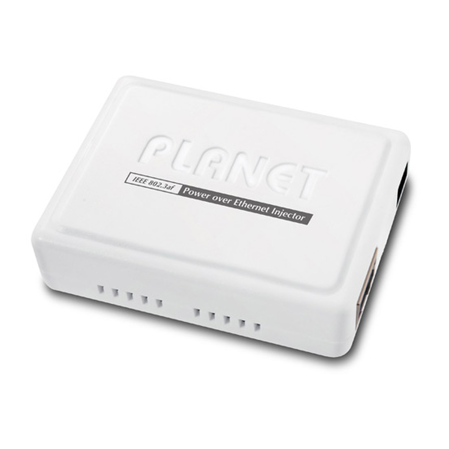 Planet POE-151 User Manual