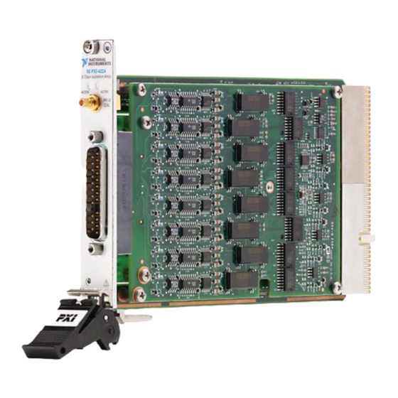 NI PXI-4204 User Manual