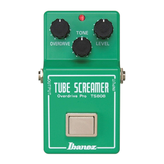 Ibanez TS-808 User Manual