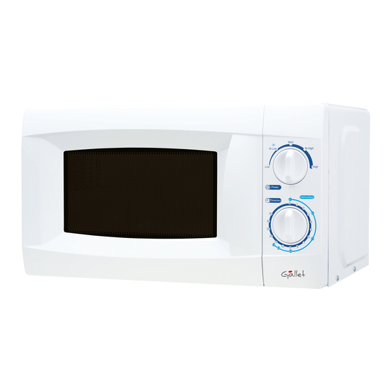 Gallet FMOM420W Instruction Manual