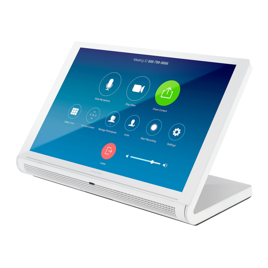 Crestron TS-770 Product Manual