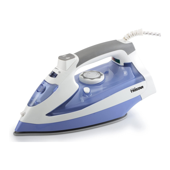 User Manuals: Tristar ST-8236 Steam Iron