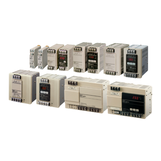 Omron S8VS-01505 Manual