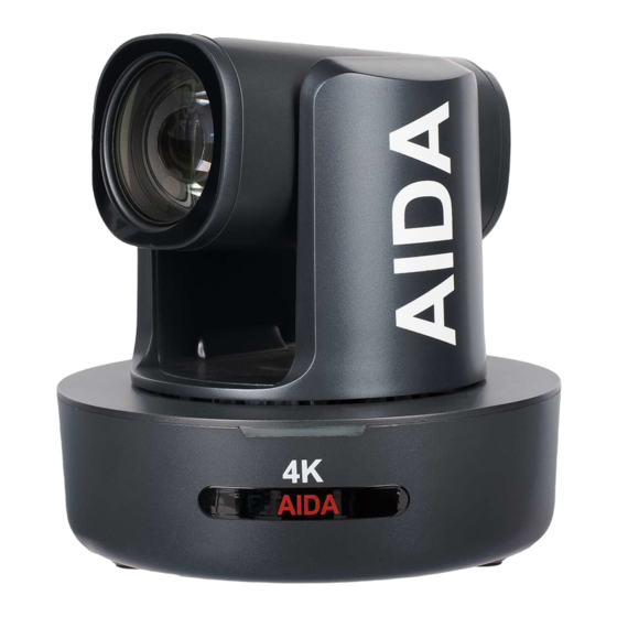 AIDA PTZ 4K-NDI-X30 User Manual
