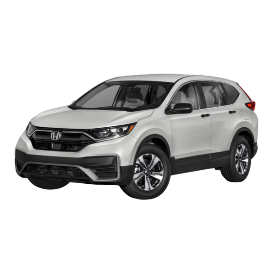 Honda CR-V 2021 Owner's Manual