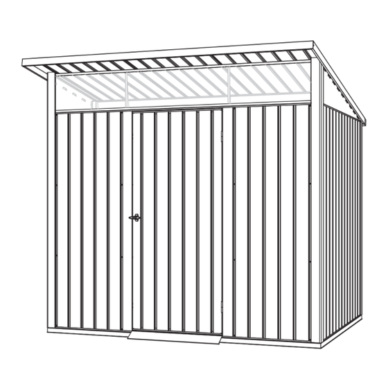 USP DURAMAX METAL GARDEN SHED Owner's Manual