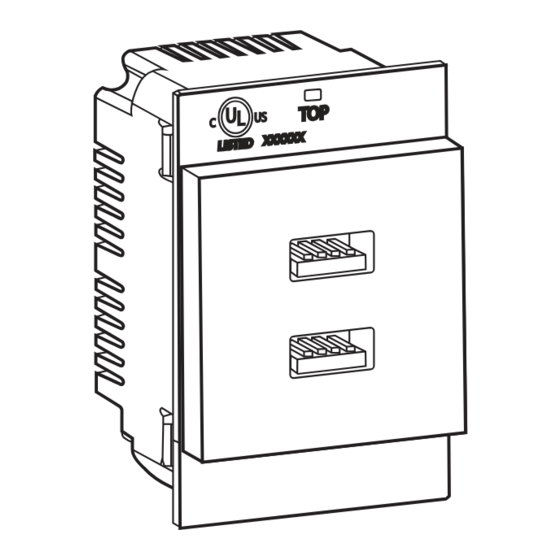 LEGRAND adorne ARUSB2AA Installation Instructions