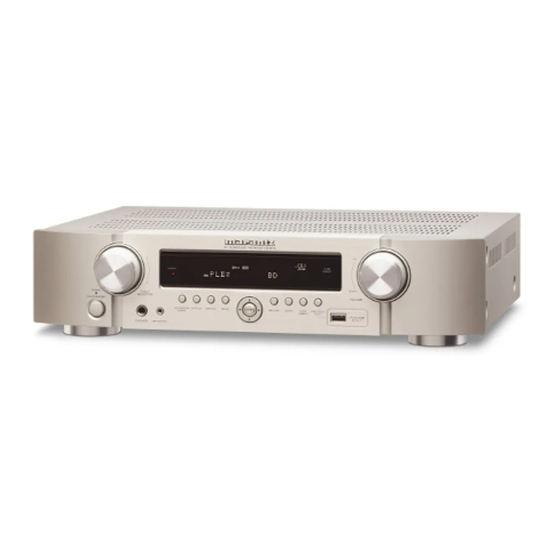 Marantz NR1602 Owner's Manual