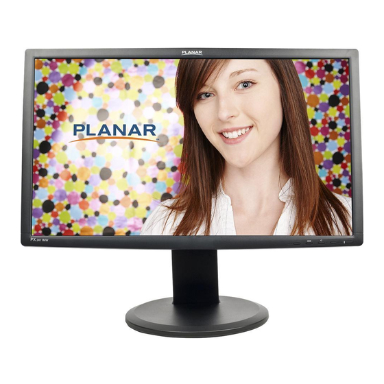 Planar PX2411MW User Manual