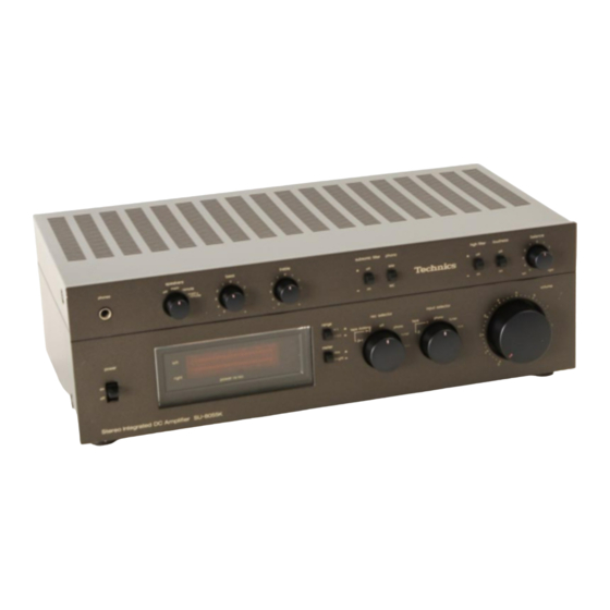 Technics SU-8055 Service Manual