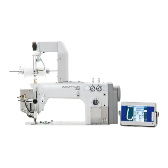 DURKOPP ADLER 610-10 Service Instructions Manual