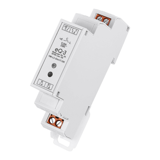 HomeMatic HM-LC-Dim1T-DR Installation And Operating Manual