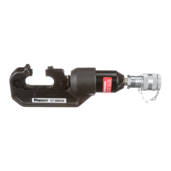 Panduit CT-2002CH Manual