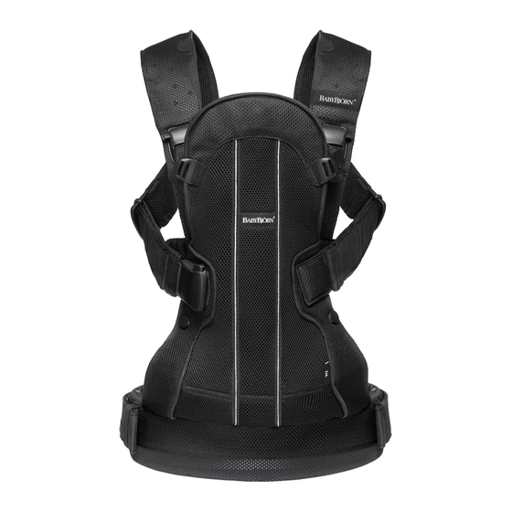 BabyBjorn BABY CARRIER WE Owner's Manual