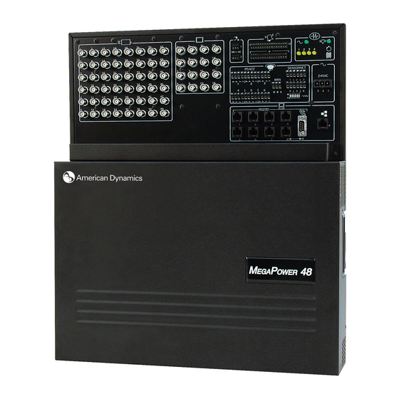 American Dynamics 48 Plus Installation And Operation Manual