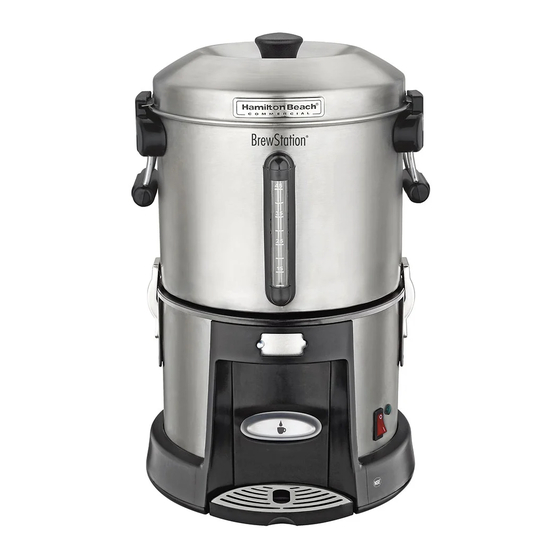Hamilton Beach Commercial HCU045S Operation Manual