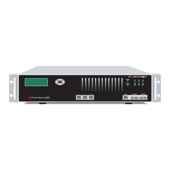 Fortinet FortiGate FortiGate-3000 Administration Manual