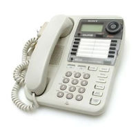 Sony IT-M602 - Telephone With Speaker Phone Operating Instructions Manual