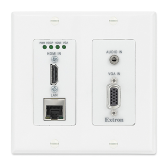 Extron electronics XTP T UWP 202 4K Setup Manual