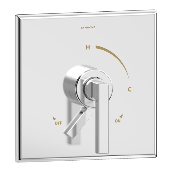 Symmons Duro Trim Series Installation & Operation Instructions