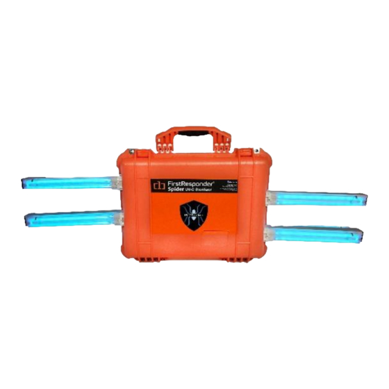 Genlantis FirstResponder Spider FR700UVCP Quick Start Manual