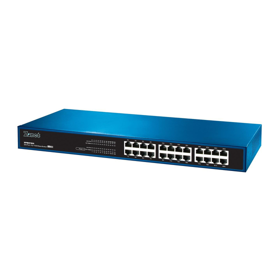 Zonet ZFS3124 Quick Installation Manual