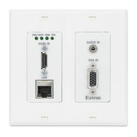 Extron electronics XTP T UWP 202 4K User Manual