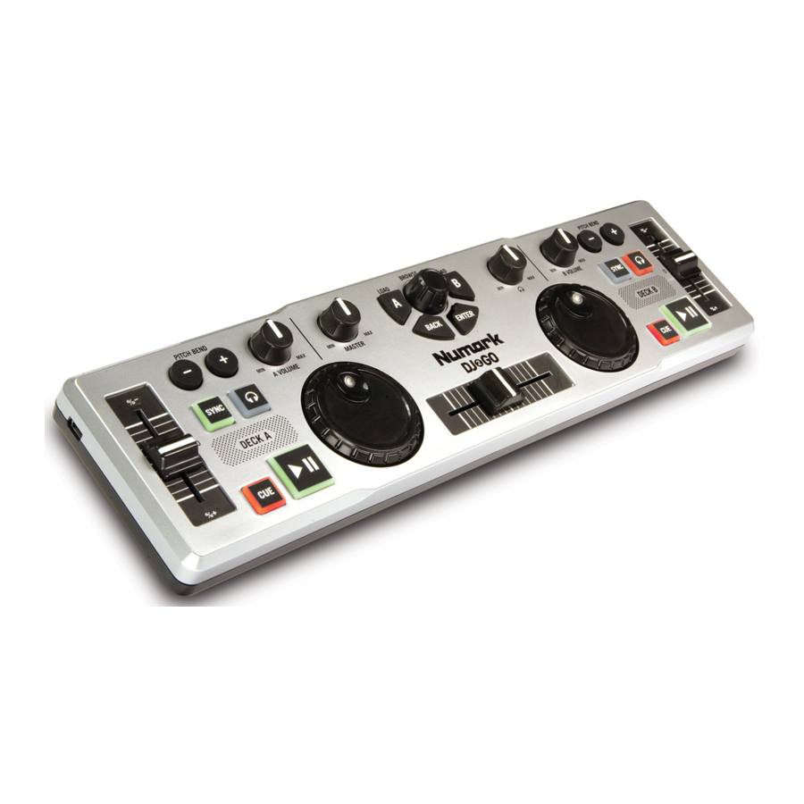Numark DJ 2 Go - Portable DJ Controller Manual