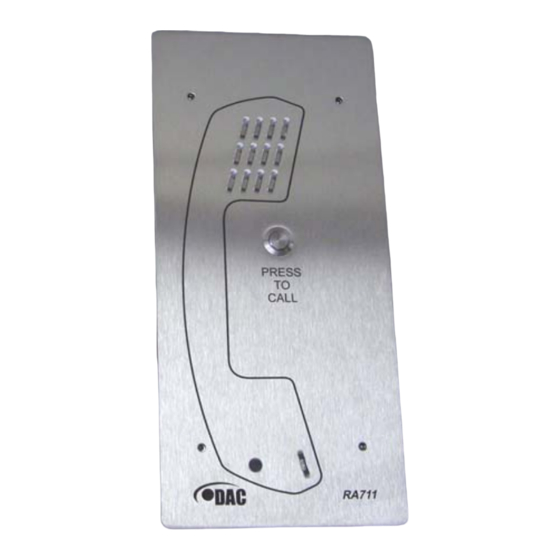 DAC Limited 711 Series User Manual