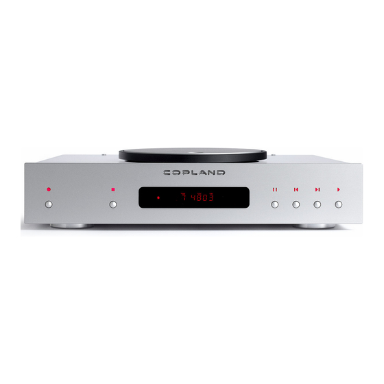 Copland CDA825 User Manual