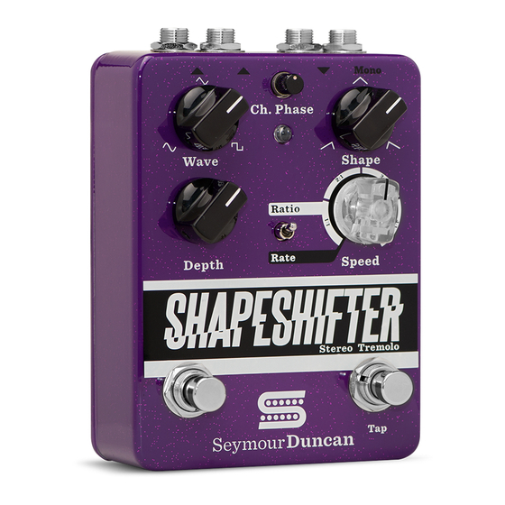 Duncan ShapeShifter User Manual