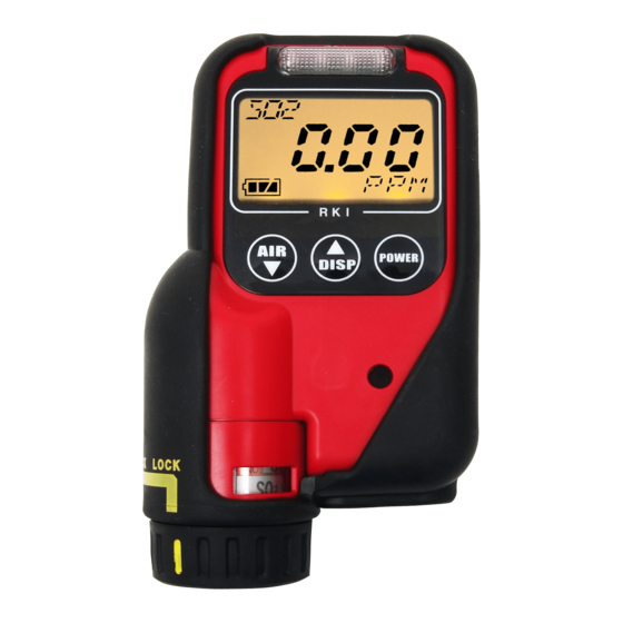 RKI Instruments 01-Series Quick Reference Manual